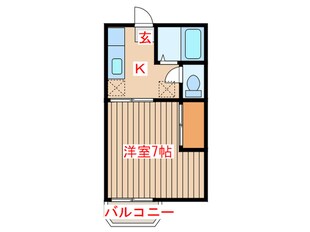 ファミーユHAMATOMIの物件間取画像